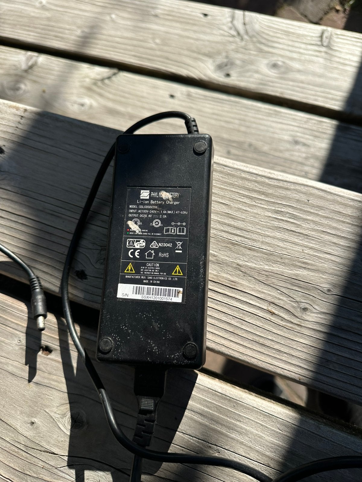 Oplader sparta, Fietsen en Brommers, Ophalen, Gebruikt