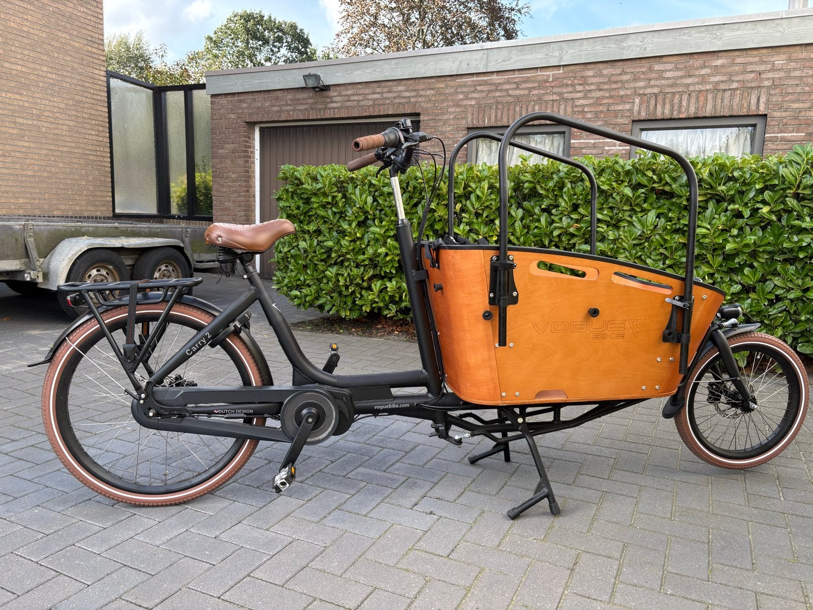Vogue Carry 2 Elektrische Bakfiets - Zo goed als nieuw, Fietsen en Brommers, Elektrisch, Zo goed als nieuw, 2 kinderen, Schijfrem