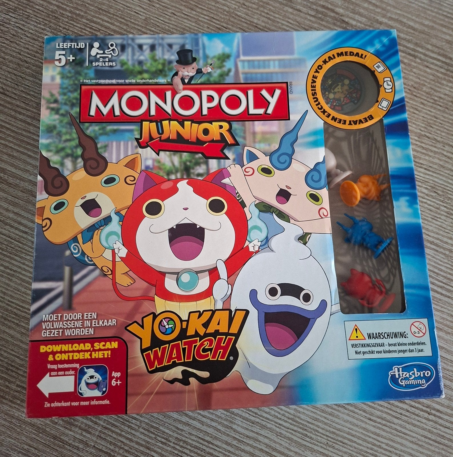 Monopoly Junior Yo-Kai Watch Bordspel, Drie of vier spelers, Ophalen of Verzenden, Nieuw, Hasbro Gaming