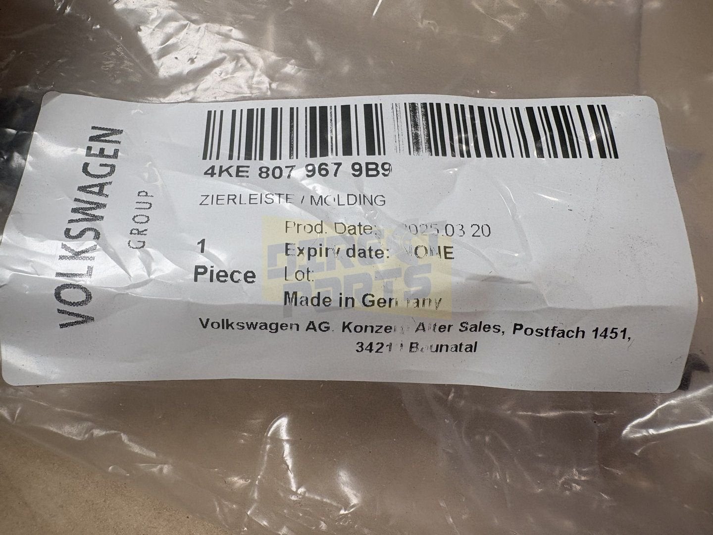 Audi Q8 (07/19-) sierlijst Origineel! 4KE8079679B9 RESTPARTI, -, -, Nieuw, -