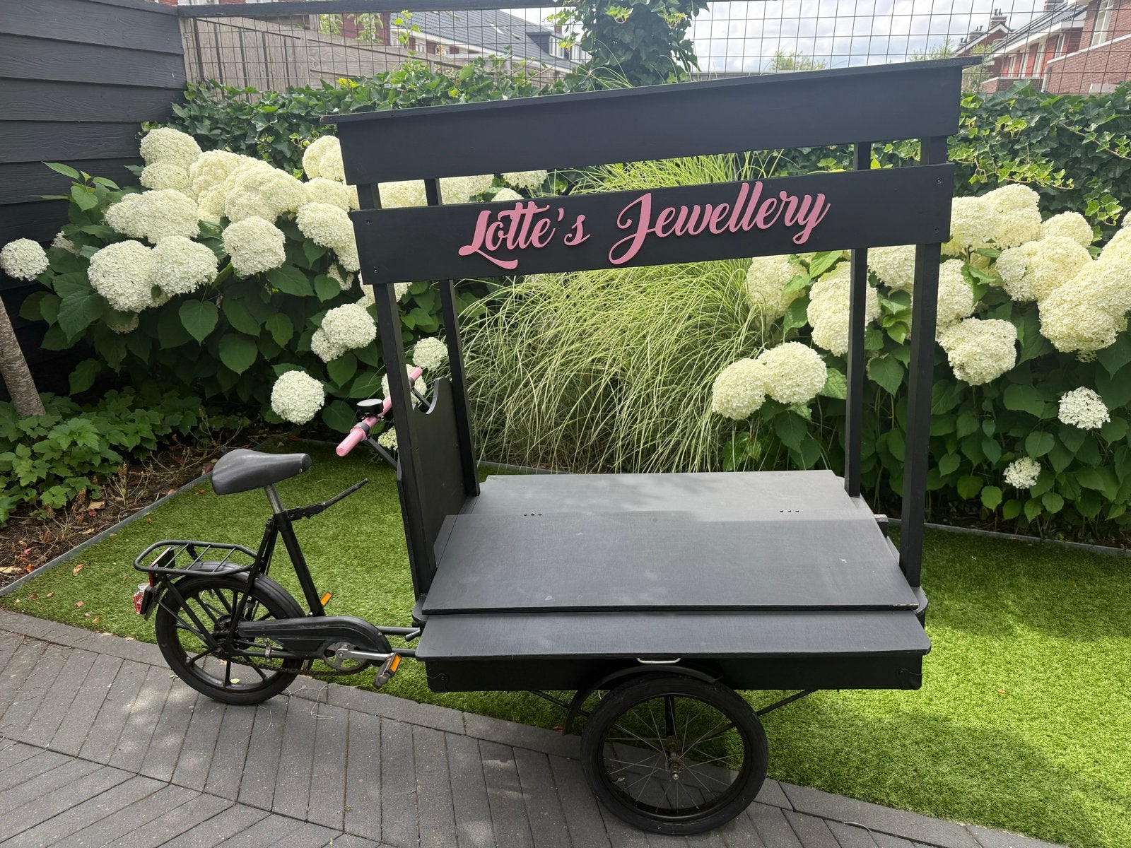 Kinderbakfiets ( zelfbouw), verkoopkar, verkoopkraam, Gebruikt, Goederen, Velgrem, Ophalen