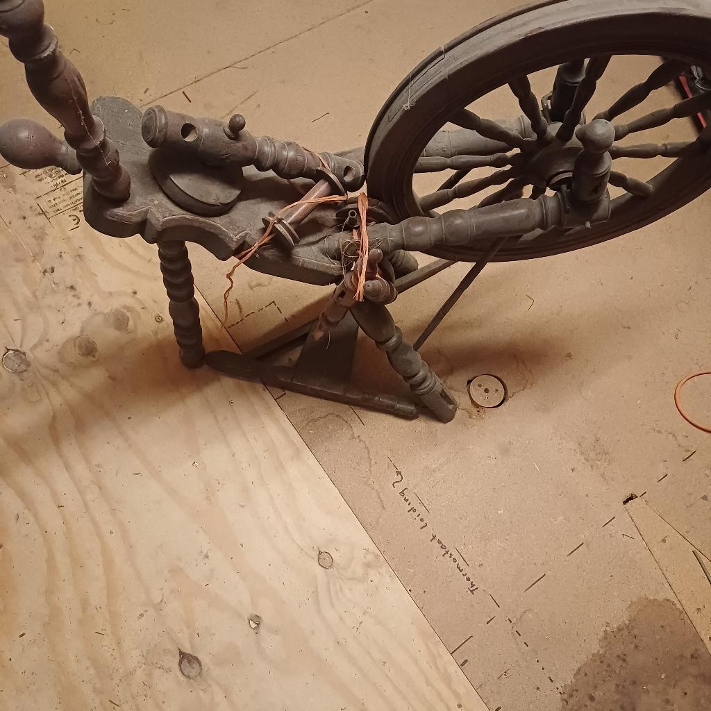 Spinnewiel, Hobby en Vrije tijd, Spinnewielen en Spinnen, Ophalen, Gebruikt, Spinnewiel