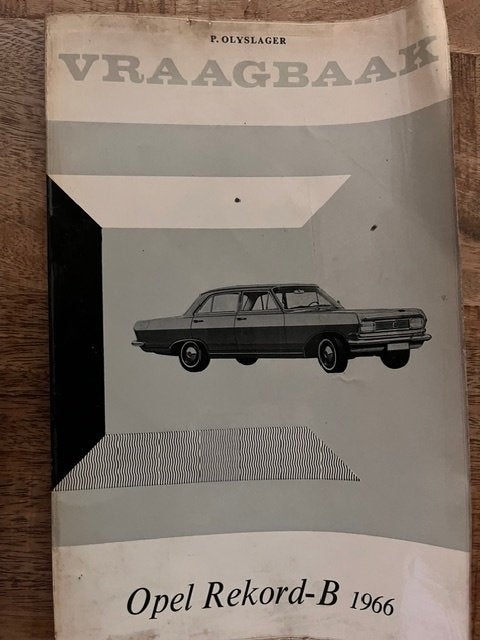 Vraagbaak Opel Rekord B - P Olyslager, Verzenden