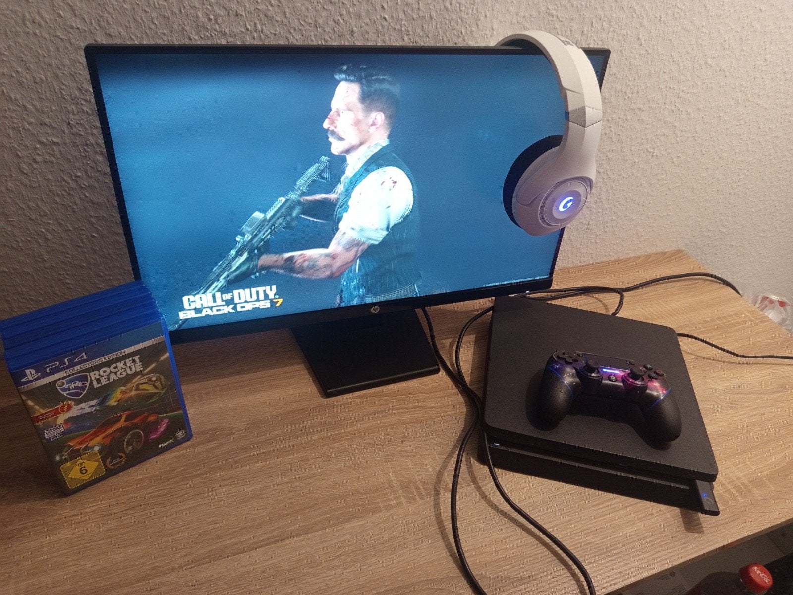 Playstation 4 slim 500 GB setup, Spelcomputers en Games, Ophalen, Zo goed als nieuw, 500 GB, Met 1 controller