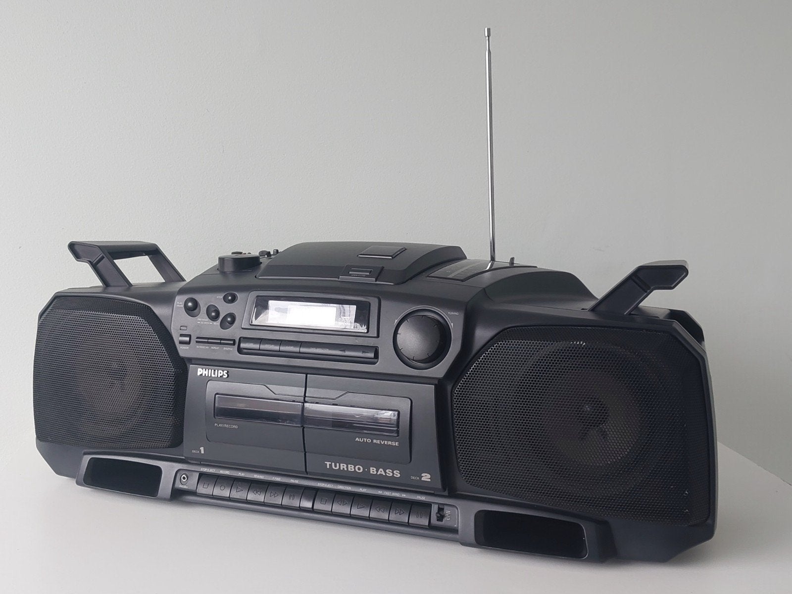 Philips AZ8304/20 Turbo Bass Boombox, Audio, Tv en Foto, Radio's, Ophalen of Verzenden