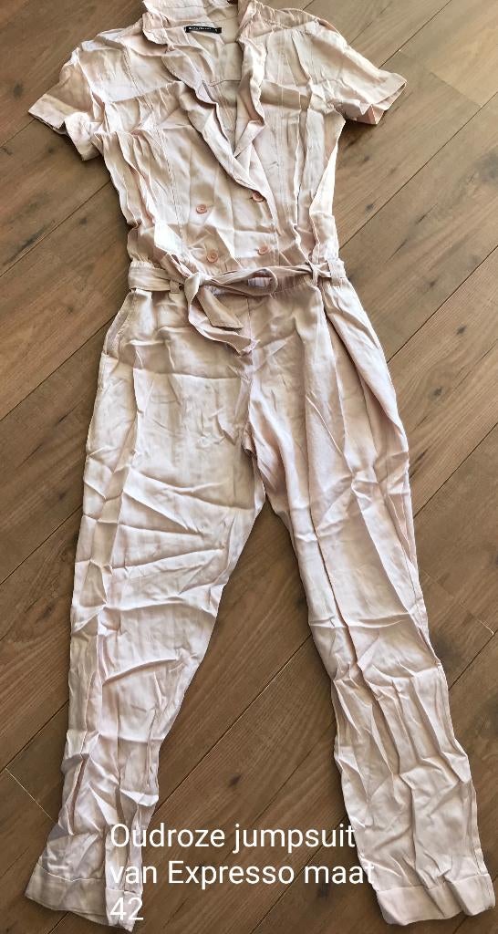 Oudroze jumpsuit van Expresso maat 42, Kleding | Dames, Jumpsuits, Expresso, Maat 42/44 (L), Ophalen of Verzenden, Zo goed als nieuw