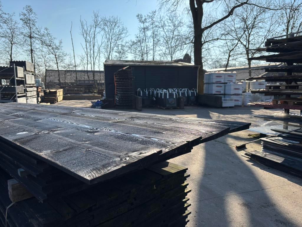 Zweeds rabat XL zwart, 25 tot 50 mm, Nieuw, Plank, 300 cm of meer