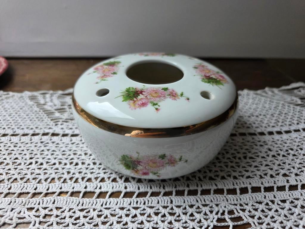Saturalux bloemsteker potterie, Antiek en Kunst, Ophalen of Verzenden