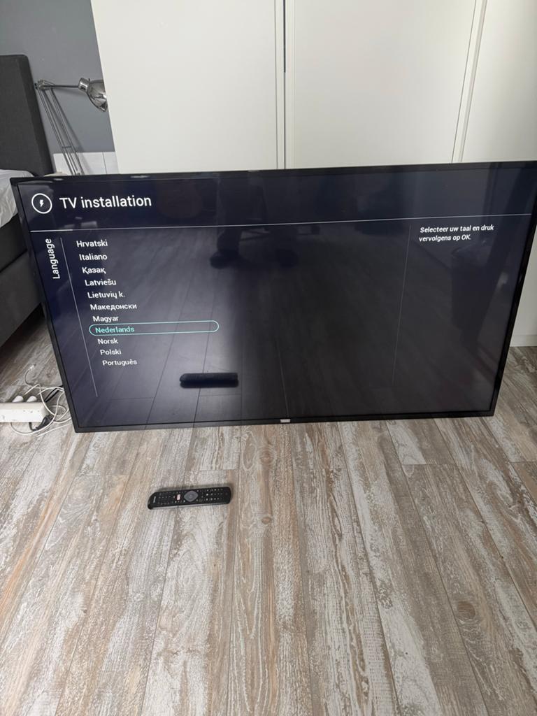 Philips 55 inch Smart TV 4K UHD, Ophalen, Philips, 50 Hz, 100 cm of meer