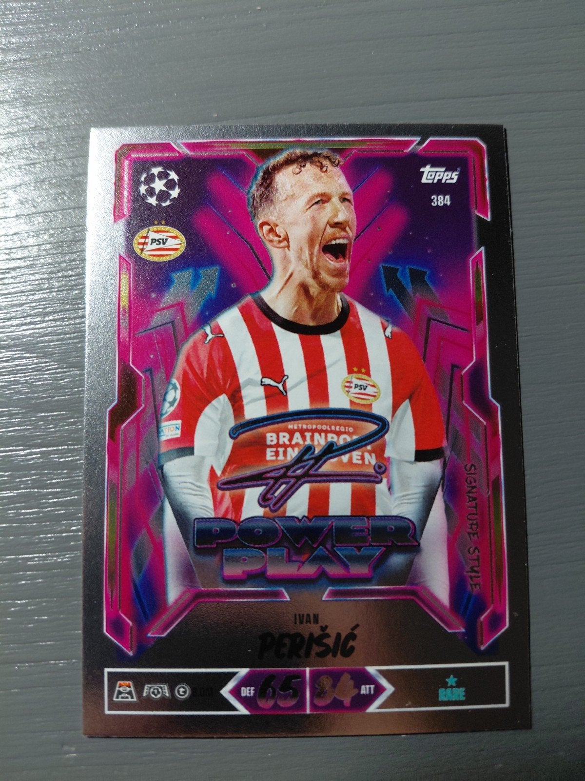 ivan perisic (psv) topps match attax 2027 power play, Ophalen of Verzenden, Nieuw, PSV, Spelerskaart