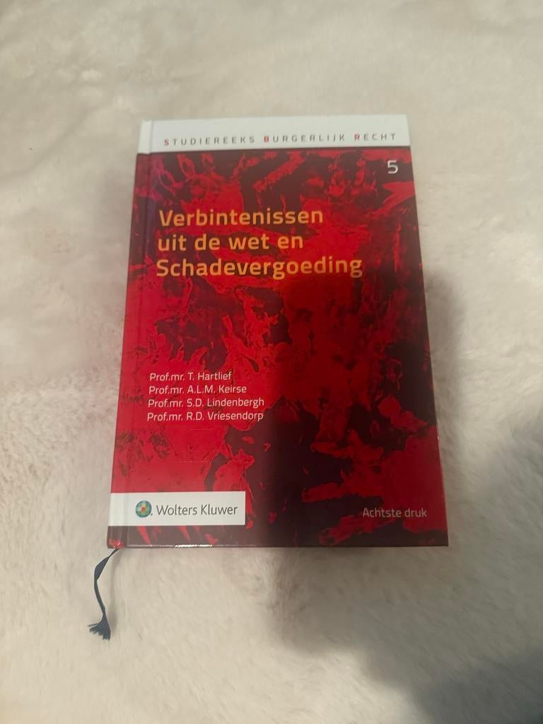 Verbintenissen uit de wet en Schadevergoeding - 8e druk, Boeken, Studieboeken en Cursussen, Ophalen of Verzenden, Gamma, Gelezen
