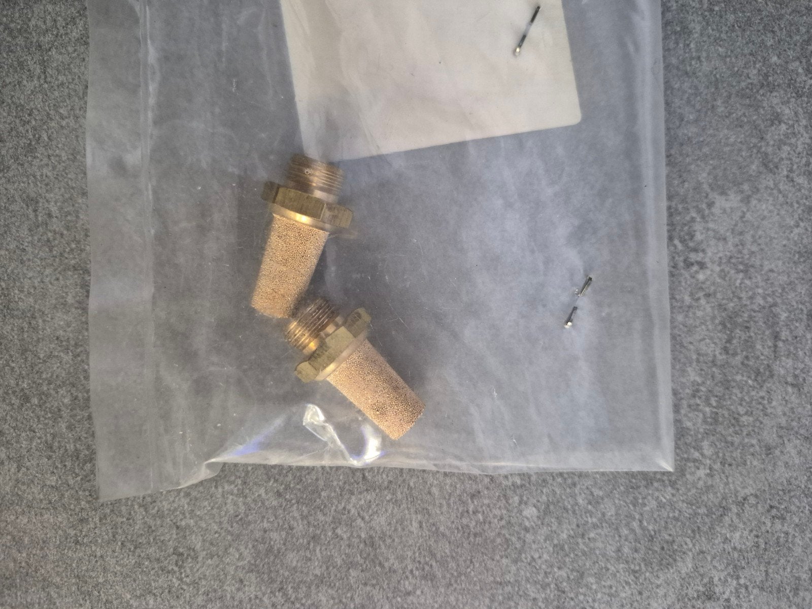 2x Geluiddemper Sinterbrons 1/8" BSP, Ophalen of Verzenden, Nieuw