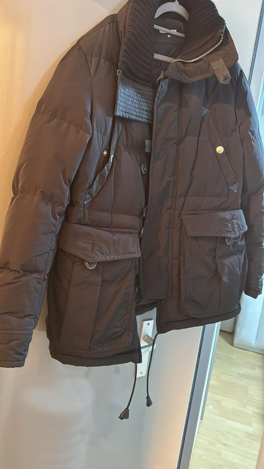 Heren dsquared2 winter jas maat L/50, Ophalen of Verzenden, Zo goed als nieuw, Maat 48/50 (M), Zwart