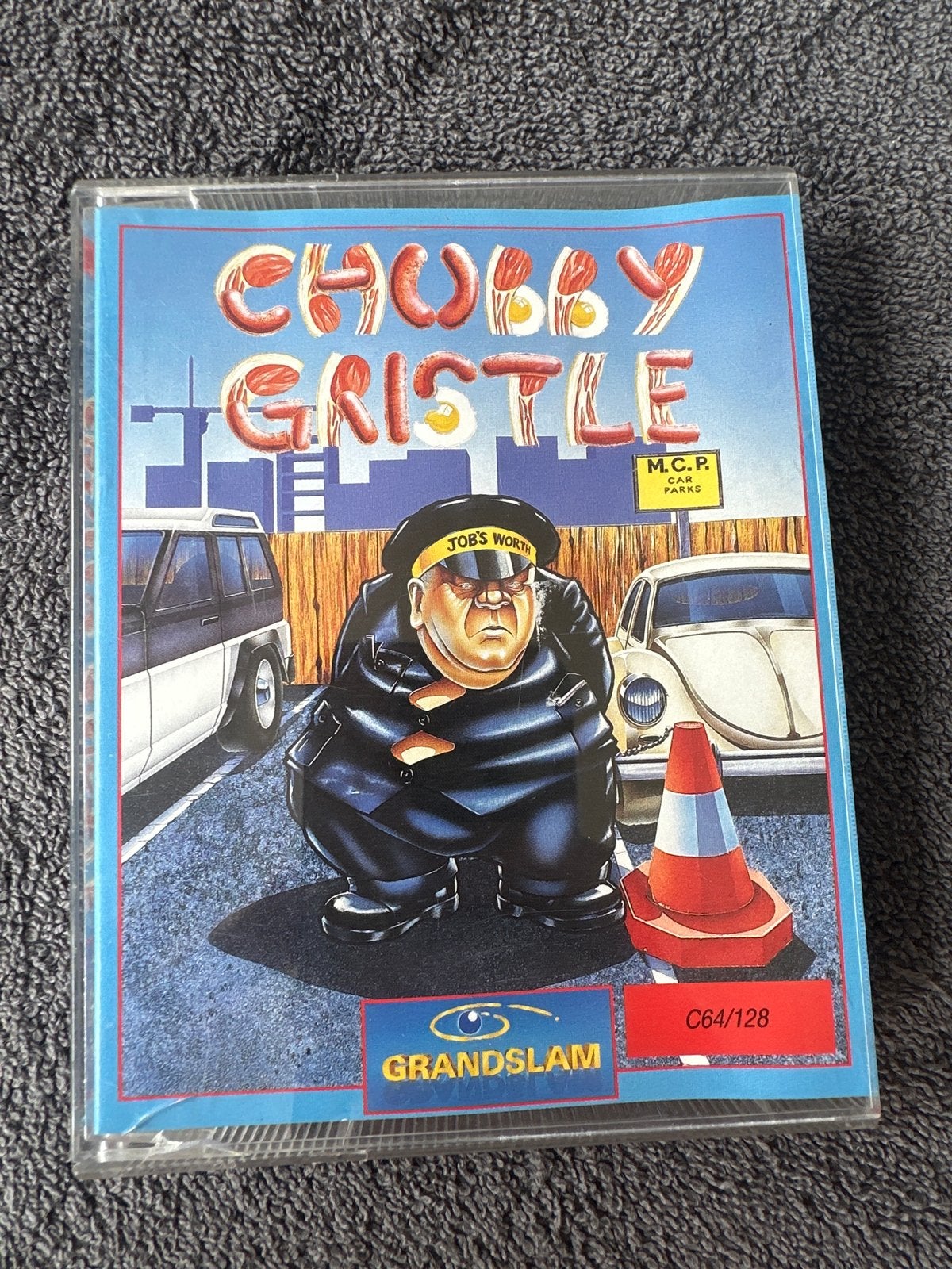 Chubby Gristle - Grandslam C64/128 (Vintage Game), Avontuur en Actie, Gebruikt, 1 speler, Ophalen of Verzenden