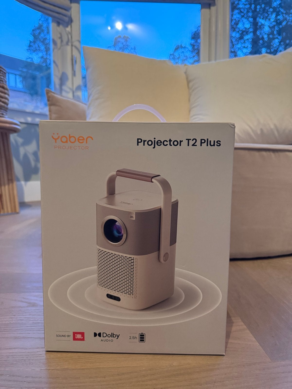 NIEUW: Yaber T2 Plus Projector met JBL Audio - Gloednieuw, Audio, Tv en Foto, Ophalen of Verzenden, Nieuw, LED