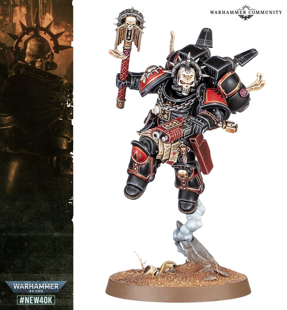 Chaplain with Jumppack Armageddon Space Marines WH40K, Hobby en Vrije tijd, Ophalen of Verzenden, Nieuw, Warhammer 40000, Figuurtje(s)