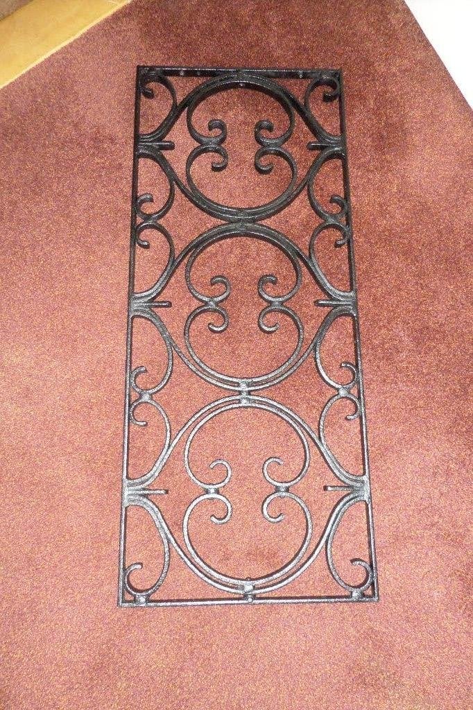 Deurrooster - Deurpaneel - Smeedijzer - 92x38x2cm, Ophalen