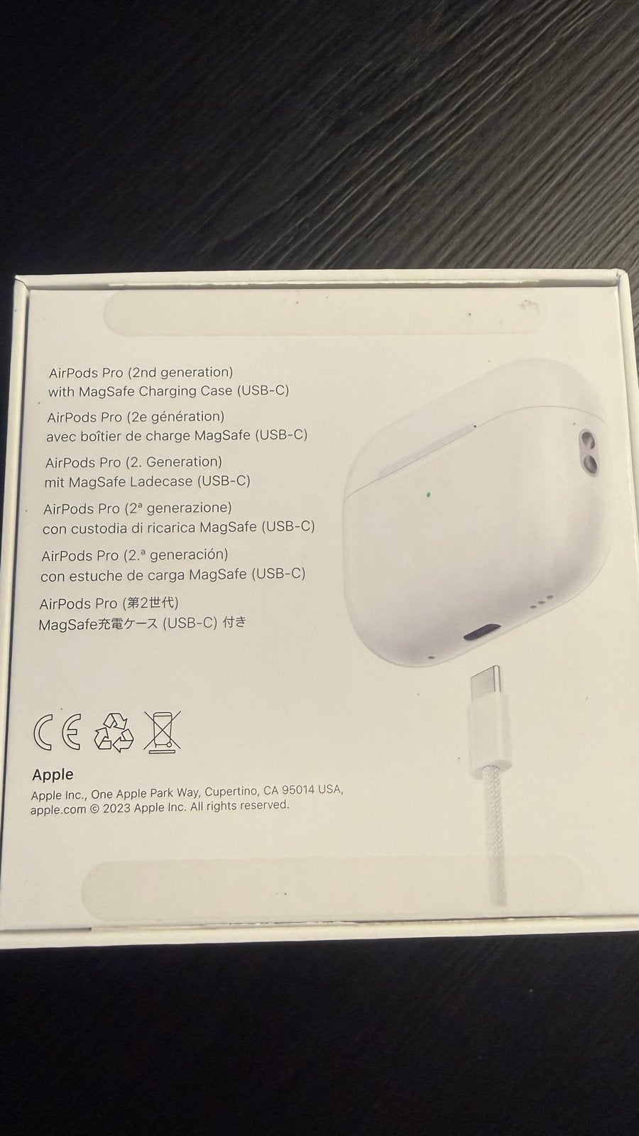 Apple AirPods Pro 2 (2e generatie) met MagSafe Oplaadcase
