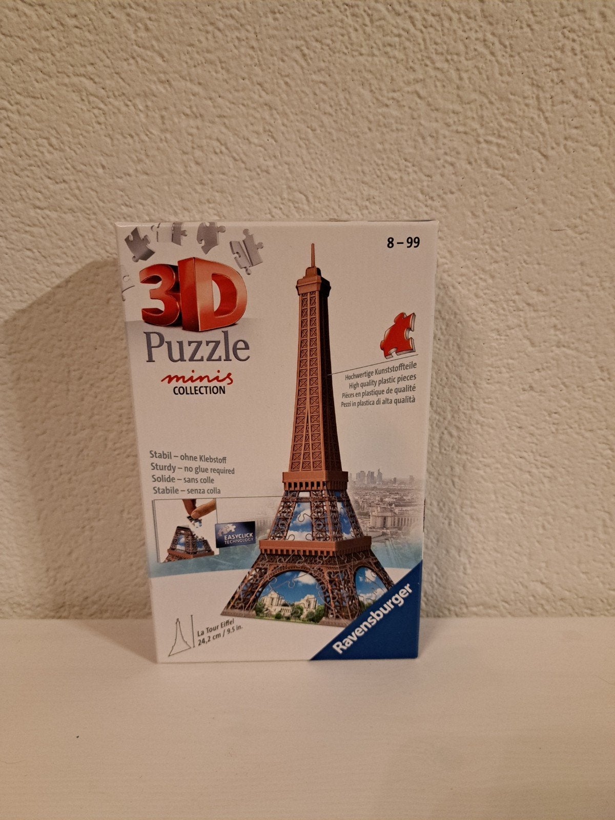 Ravensburger 3D Puzzle Mini Eiffeltoren - Compleet, Ophalen of Verzenden, Meer dan 50 stukjes, Gebruikt, 6 jaar of ouder