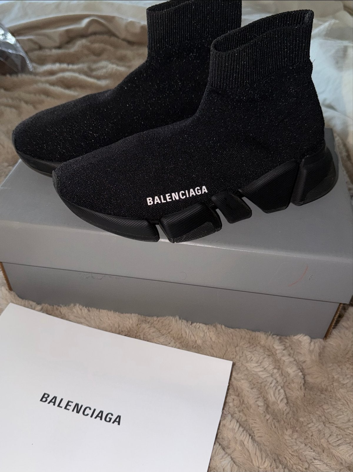 Balenciaga Speed 2.0 Sneakers Maat 36 Zwart, Kleding | Dames, Schoenen, Ophalen of Verzenden, Zo goed als nieuw, Zwart, Sneakers of Gympen