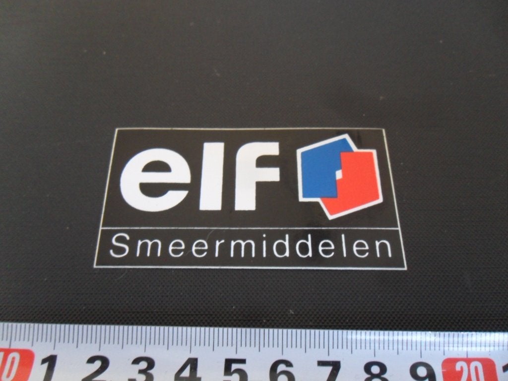 sticker ELF Smeermiddelen, Verzamelen, Ophalen, Zo goed als nieuw