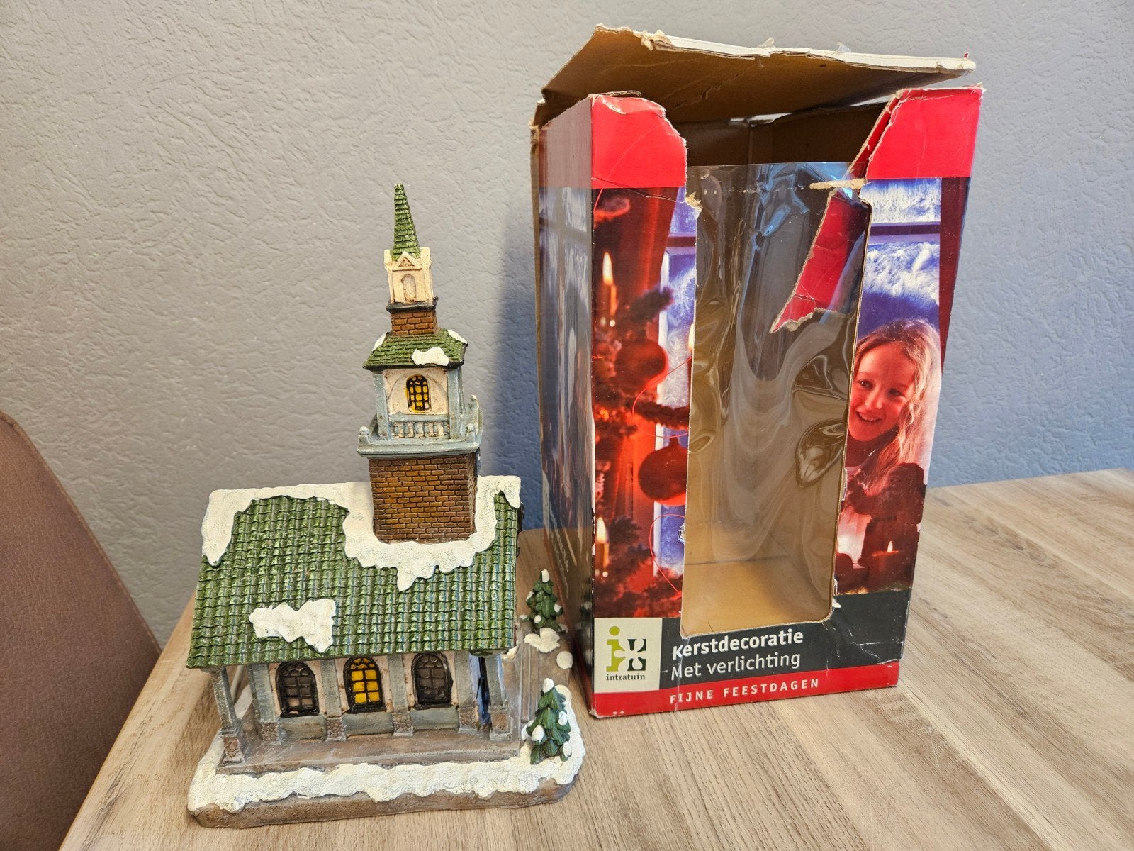 Kerk - kerst dorp, Ophalen of Verzenden, Zo goed als nieuw