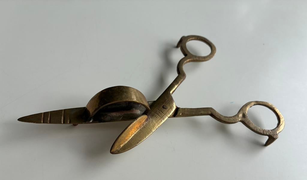 Antieke Messing Kaarsendover/Snuiter, Ophalen of Verzenden, Zo goed als nieuw