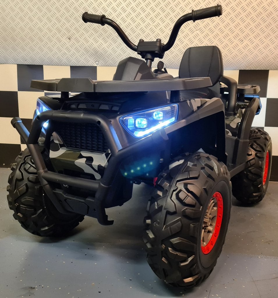 Kinder Quad desert - leren zit - 12 volt - rubberen banden, Ophalen of Verzenden, Nieuw