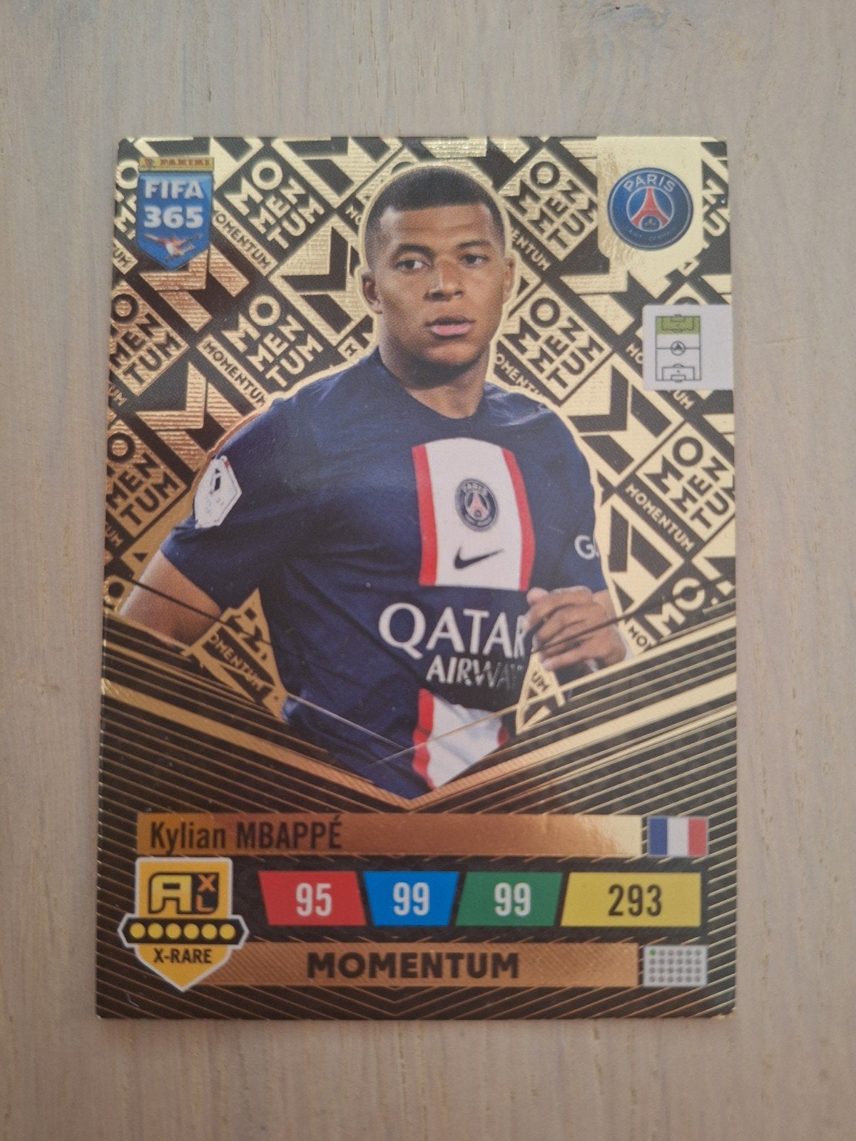 Voetbal kaart van Kylian Mbappé, Verzamelen, Ophalen, Gebruikt, Buitenlandse clubs, Spelerskaart