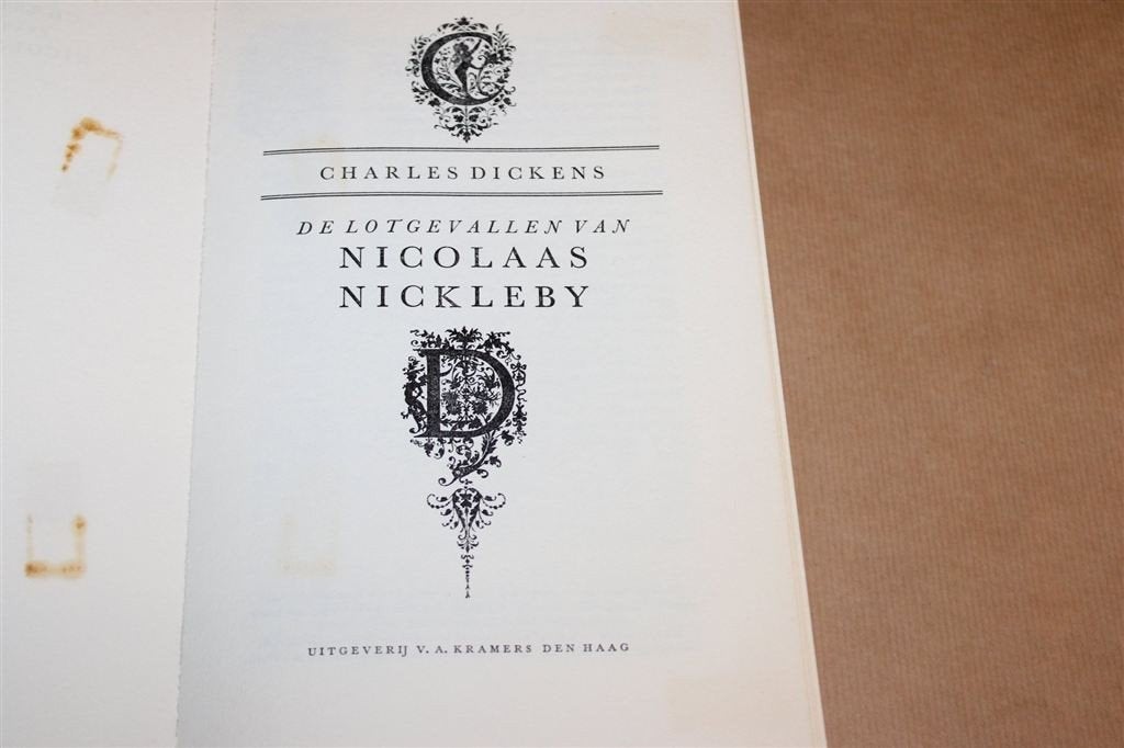De Lotgevallen van Nicolaas Nickleby — Dickens 1969, Ophalen of Verzenden, Gelezen