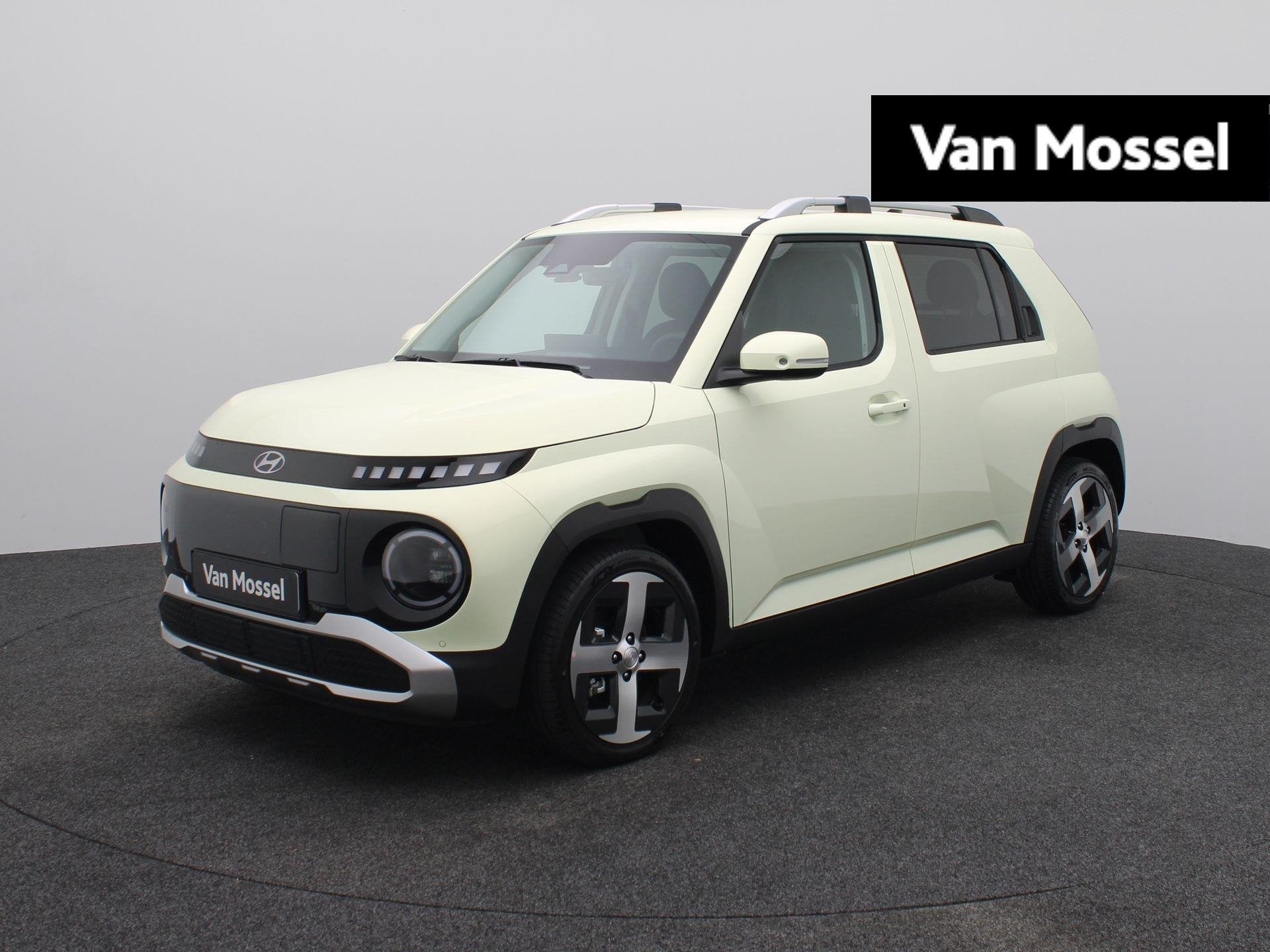 Hyundai INSTER Evolve 49 kWh | Adaptieve Cruise Control | Cl, Auto's, Dealer onderhouden, Stof, Zwart, Met garantie (alle)