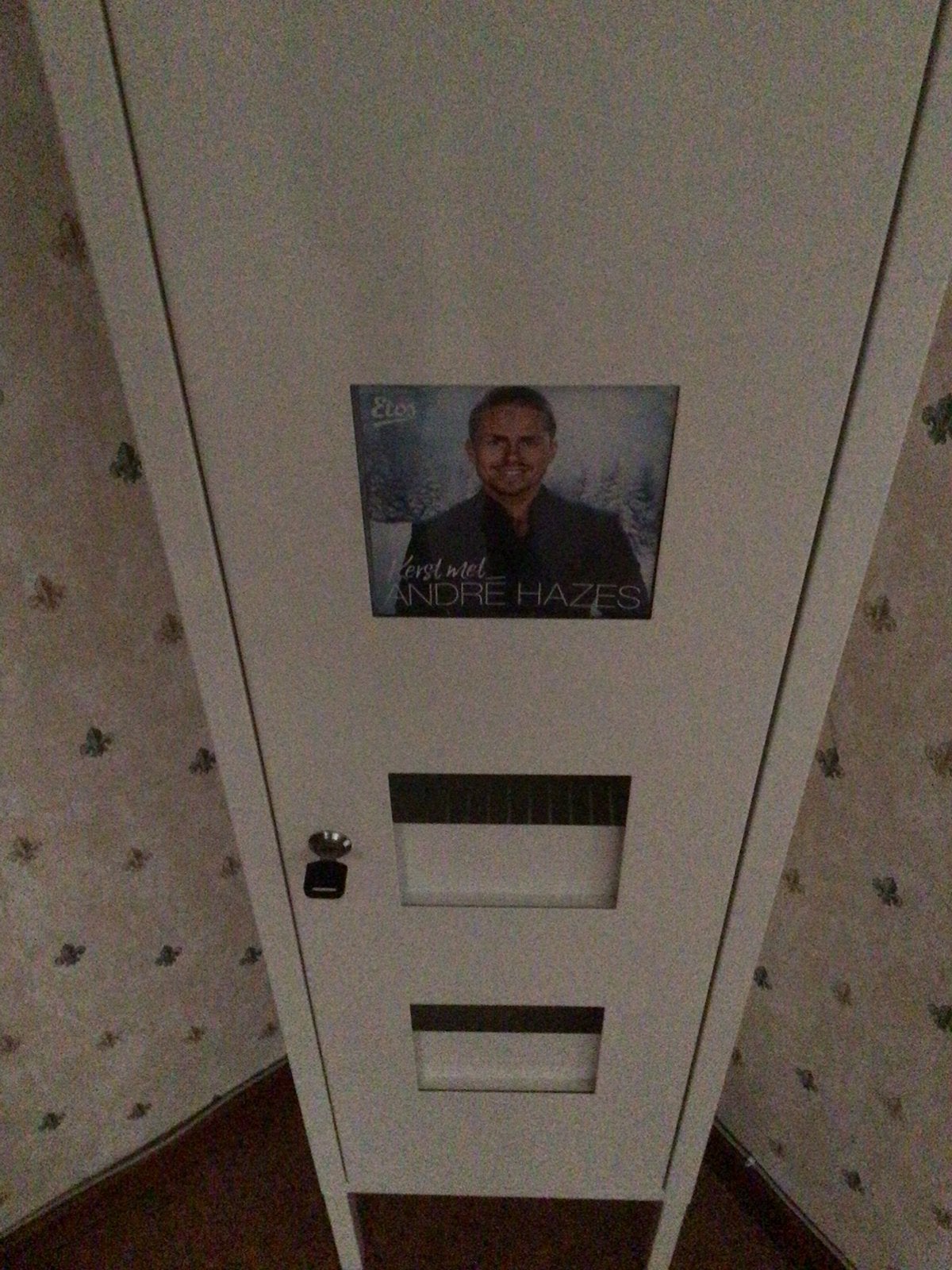 Wit cd dvd locker kastje metaal wit +slot.👍, Huis en Inrichting, Woonaccessoires | Cd- en Dvd-rekken, Ophalen, 75 tot 150 discs