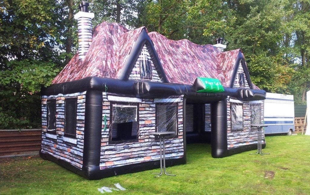 opblaasbare tent, cafe partytent te koop springkussen, Gebruikt, Opvouwbaar, Partytent, 4 tot 6 meter
