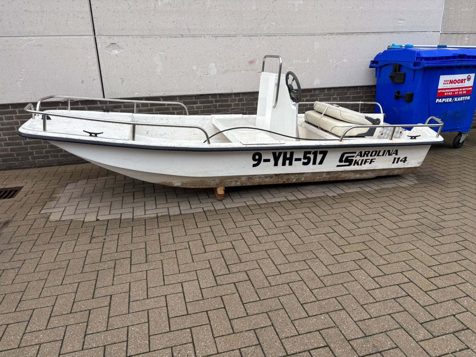 Carolina skiff j14 met console, Ophalen, Zo goed als nieuw