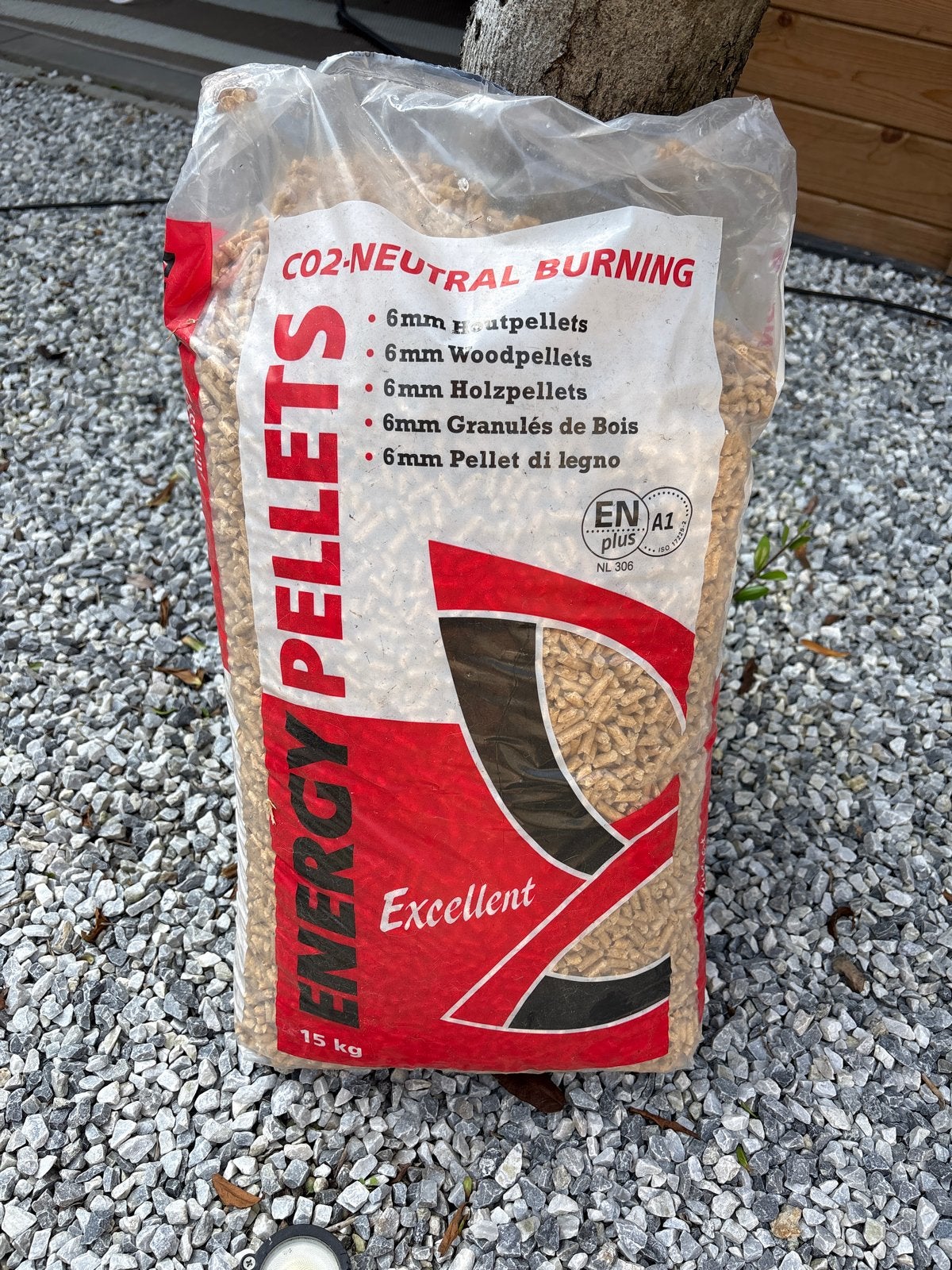 15 kg CO2-neutrale houtpellets - 6mm Energy Pellets, Minder dan 3 m³, Ophalen of Verzenden, Overige houtsoorten, Blokken