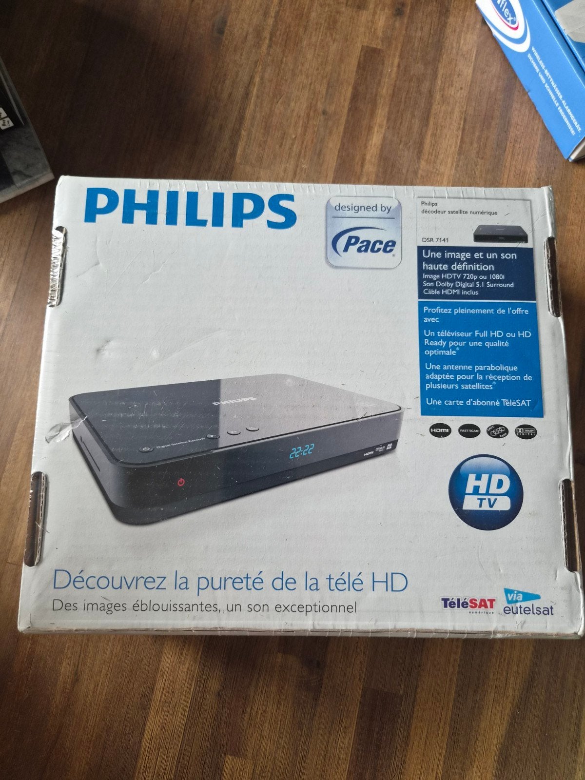 nieuwe philips DSR 7141 HD TV Satellietontvanger Decoder, Ophalen of Verzenden, Nieuw, Decoder
