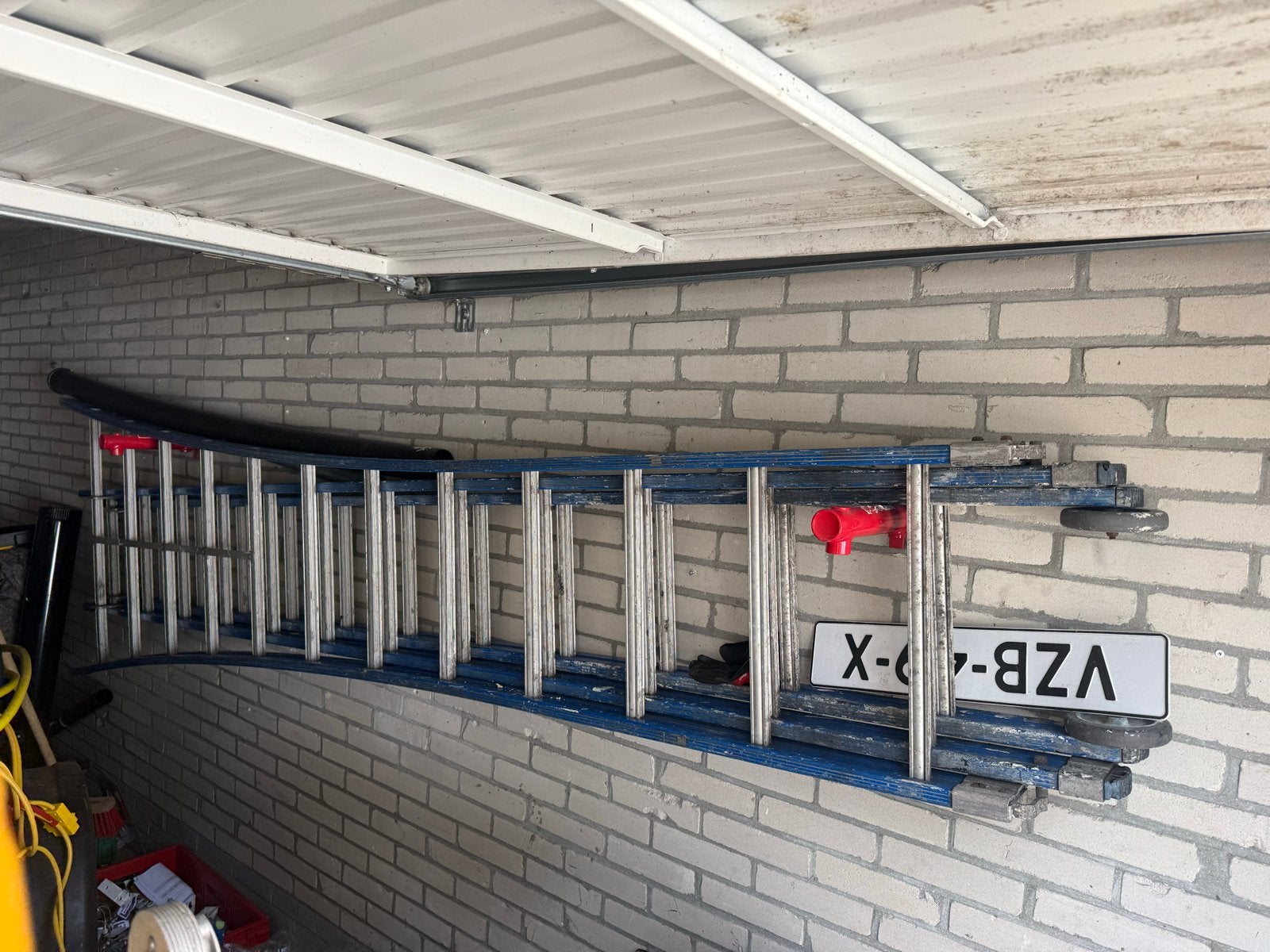 Goede 3-delige ladder - Gebruikt, Ophalen, Gebruikt, Ladder, Opvouwbaar of Inschuifbaar