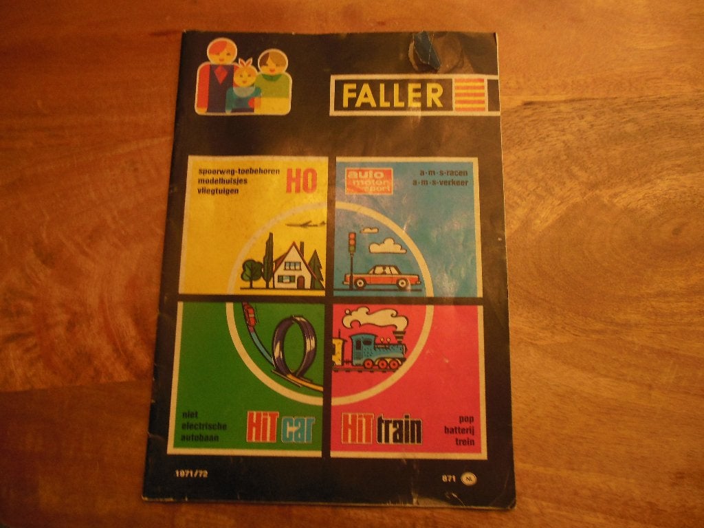 Faller catalogus 1971/72  met prijslijst 1971, Overige merken, Gebruikt, Gelijkstroom of Wisselstroom, Boek, Tijdschrift of Catalogus