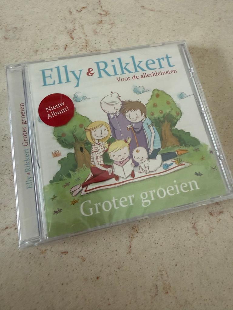 Elly & Rikkert - Groter groeien CD (Nieuw in seal), Ophalen of Verzenden, Nieuw in verpakking, Muziek, Tot 2 jaar
