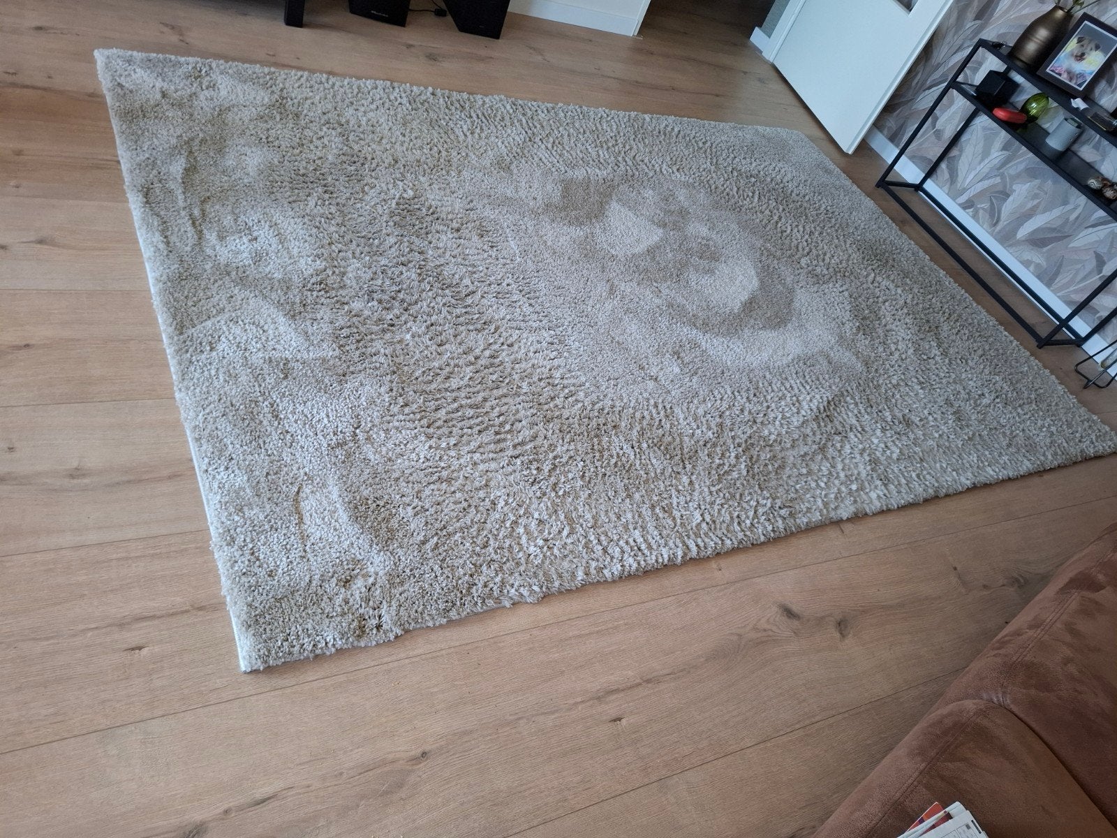 Mooi beige vloerkleed, zacht en comfortabel, Huis en Inrichting, Stoffering | Tapijten en Kleden, Ophalen, Beige, 150 tot 200 cm