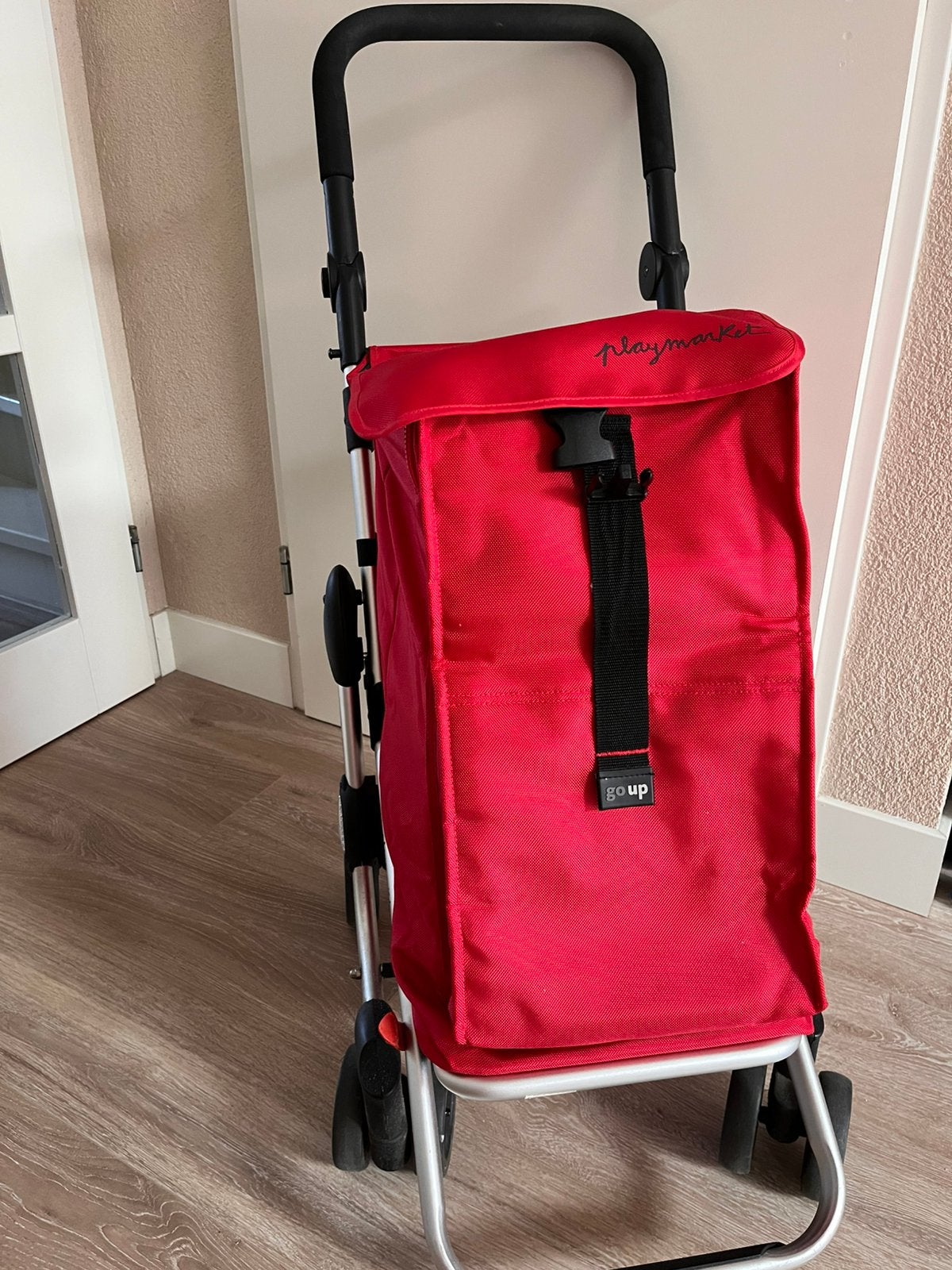 Playmarket boodschappenkar, Ophalen, Zo goed als nieuw, Rood, 30 cm of meer