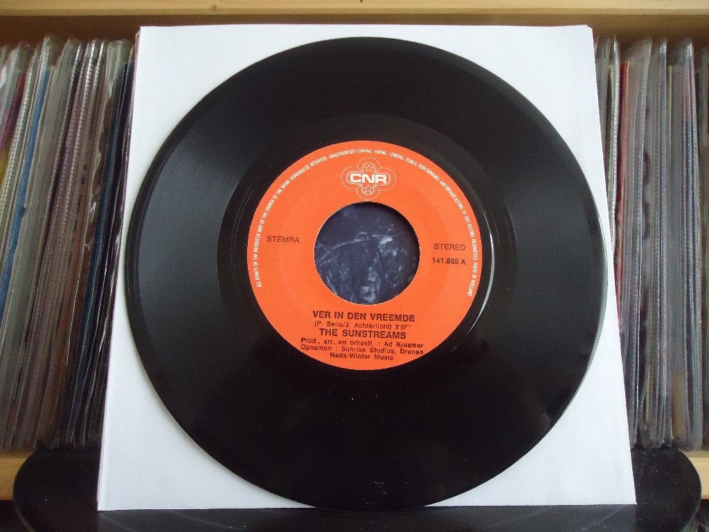 7" Single Sunstreams - In Den Vreemde / Slot Polonaise, Gebruikt, 7 inch, Ophalen of Verzenden, Pop