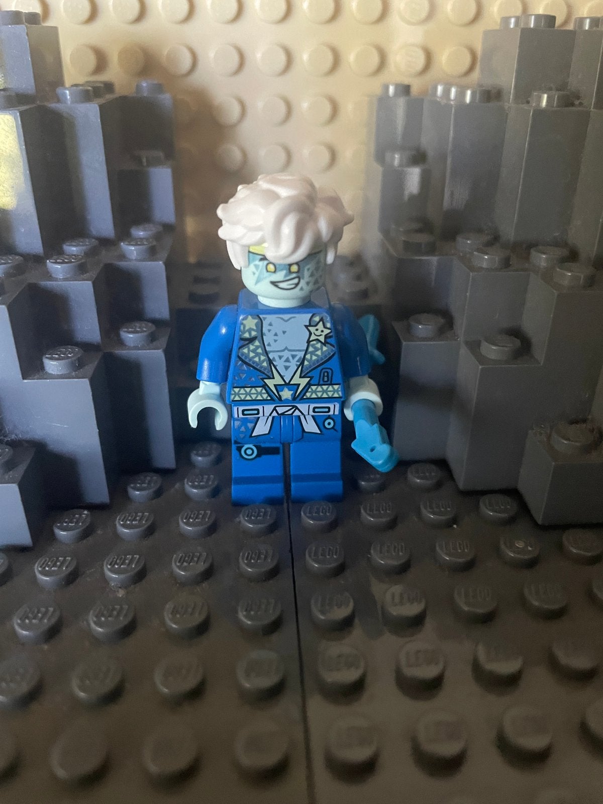 Lego ninjago avatar jay minifigure/poppetje, Ophalen of Verzenden, Zo goed als nieuw