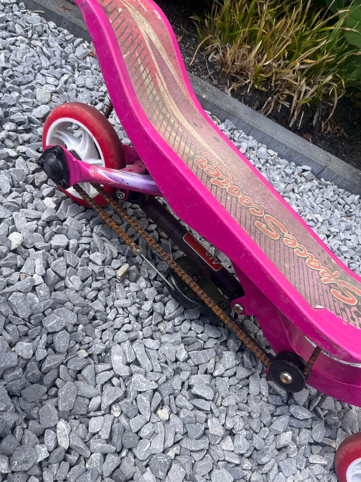 Roze Space Scooter, Ophalen, Gebruikt, Gewone step