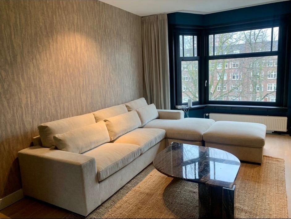 DECOR Amsterdam Bank ‘New York’, nieuwprijs €3200, Ophalen, Gebruikt, 300 cm of meer, Vierpersoons of meer
