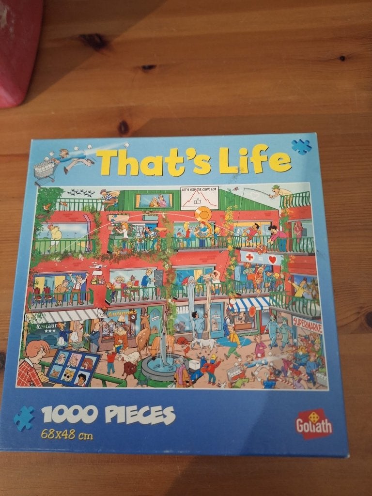 That's Life Legpuzzel 1000 stukjes Goliath, Ophalen of Verzenden, 500 t/m 1500 stukjes, Gebruikt, Legpuzzel