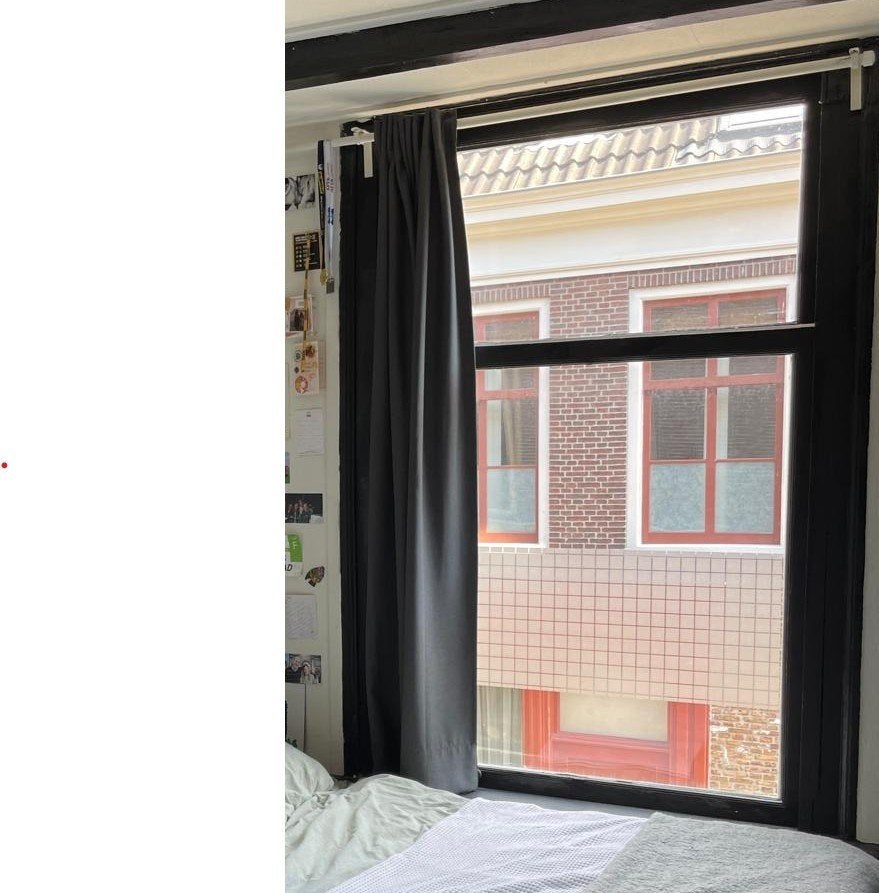 IKEA KORGMOTT verduisterende gordijnen 145300 + hangroede, Ophalen, 300 cm, Verduisterend, 145 cm