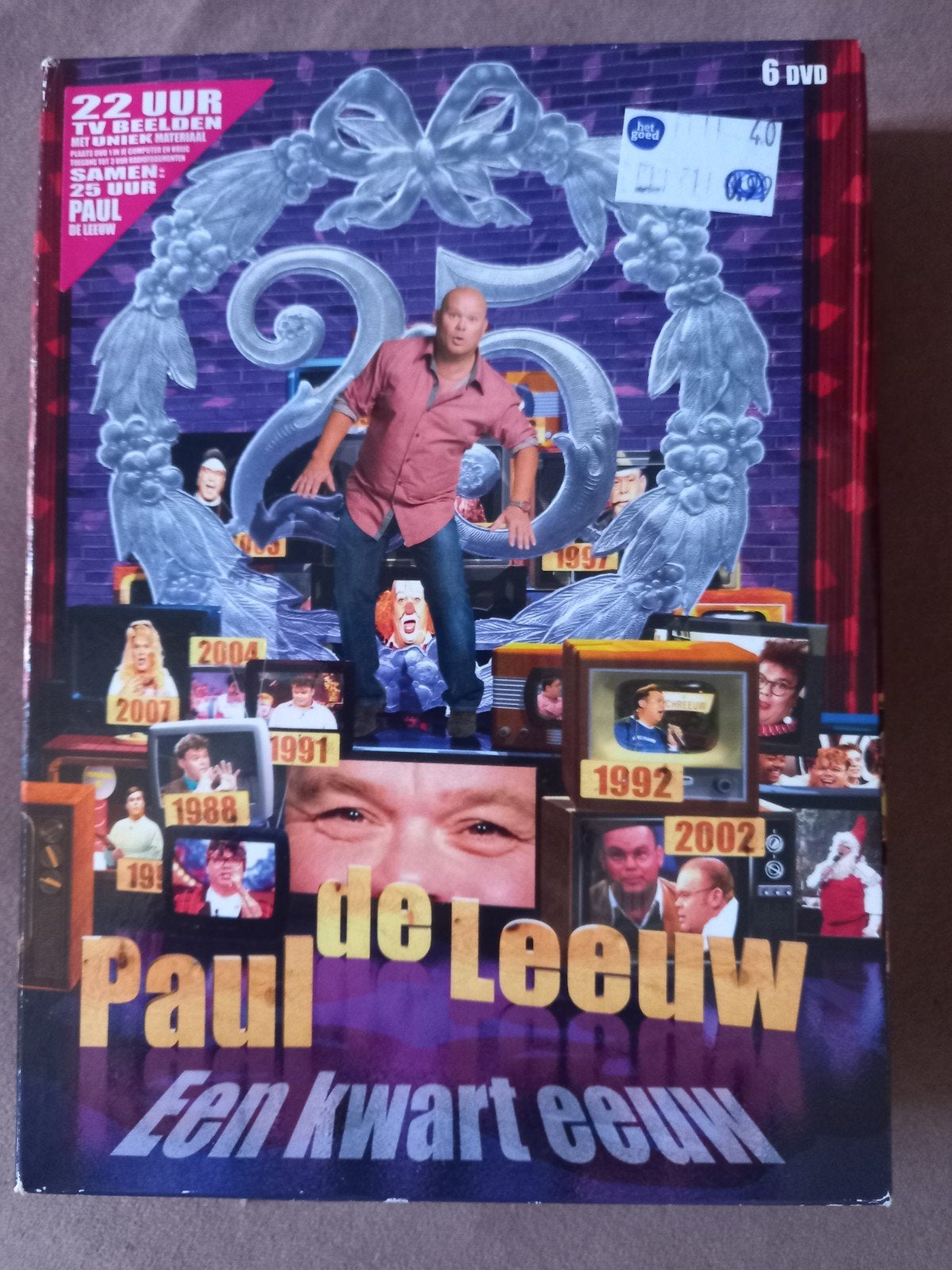 Paul de Leeuw - Een Kwart Eeuw (6 DVD Boxset), Alle leeftijden, Ophalen of Verzenden, Zo goed als nieuw, Komedie