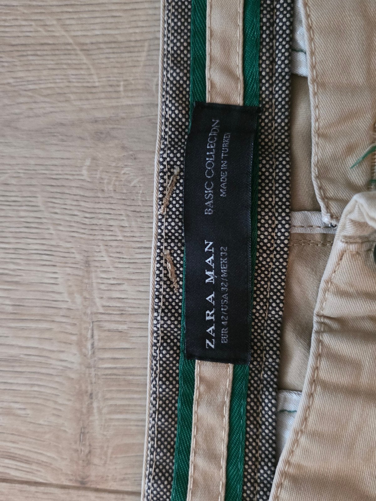 Zara Man Chino Broek - Beige - Maat 32 (M), Maat 48/50 (M), Beige, Ophalen of Verzenden, Zo goed als nieuw