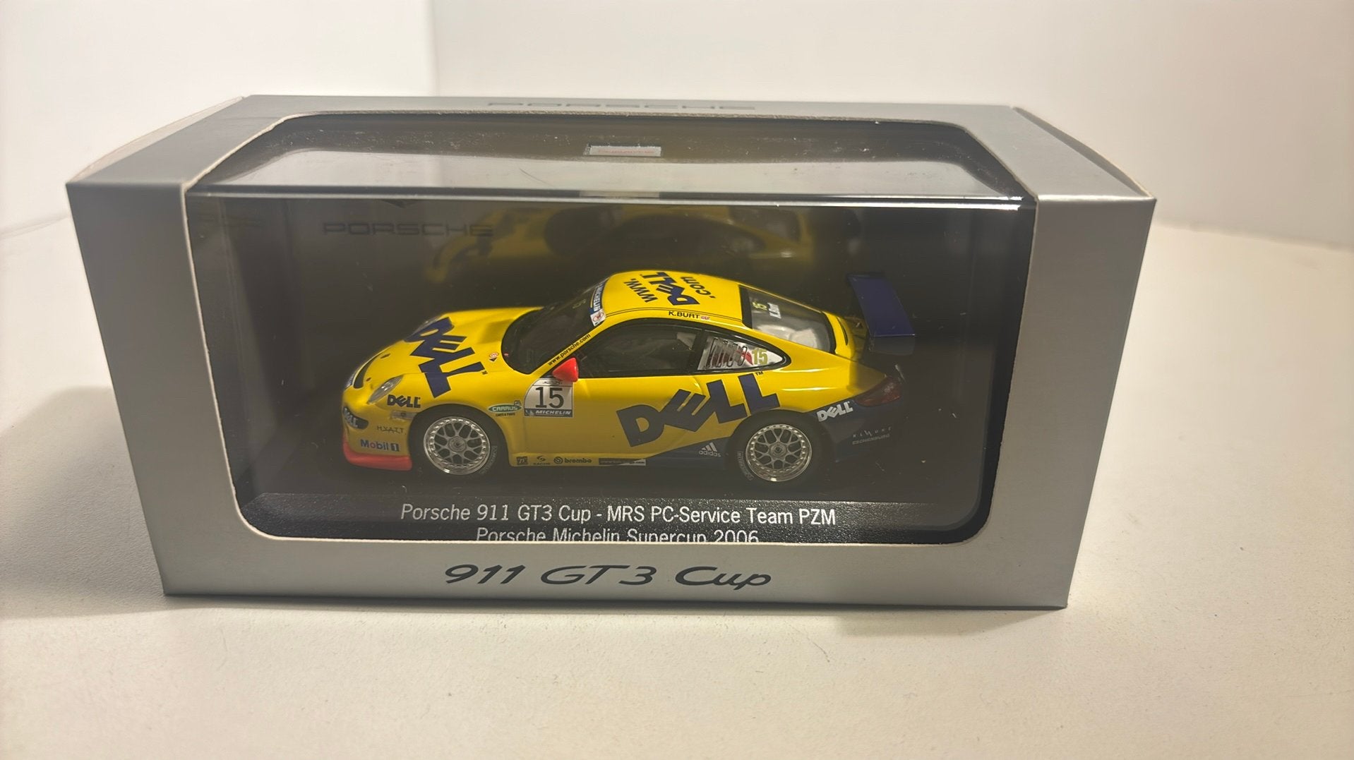 Porsche 911 gt3 cup michelin minichamps 1.43, Auto, Ophalen of Verzenden, MiniChamps, A